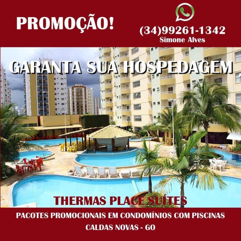 Thermas Place Suite Caldas Novas Com Piscinas Termais Εξωτερικό φωτογραφία
